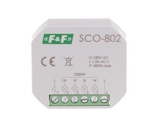 F&F SCO-802 Dimmer für Beleuchtung mit Memory 230V AC 300W Halogen Glühlampen