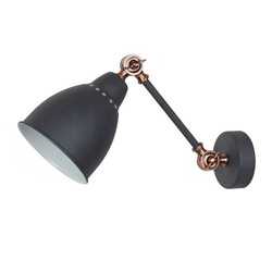 Wandleuchter Schwarz Stahl Schwarz Klassisch/LED Lampe MB-HN5010-1-B