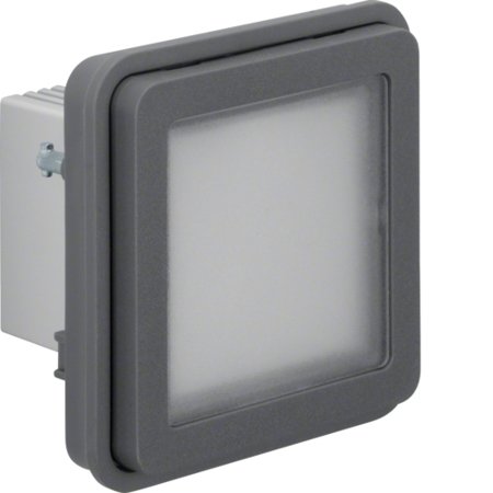LED-Signallicht-Einsatz weiß W.1 grau 51733525 HAGER