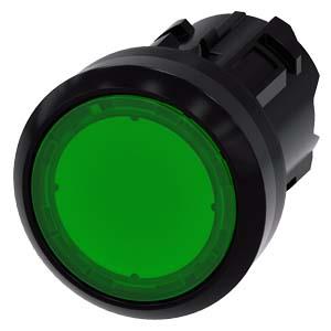 Leuchtdrucktaster SIRIUS ACT 22mm rund grün flach ohne Selbsthaltung 3SU1001-0AA40-0AA0 Siemens