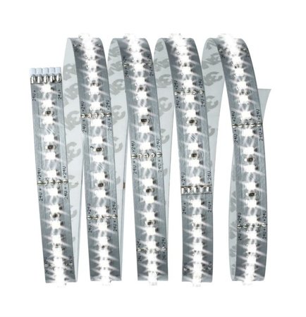 Set Stripe-Band LED MaxLED 1000 1,5m Tageslicht 17W 6500K 1650lm 230/24V Silber